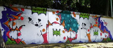 Graffiti Wall in Seville - Photo by Boxeboxe - Sevilla (2014)