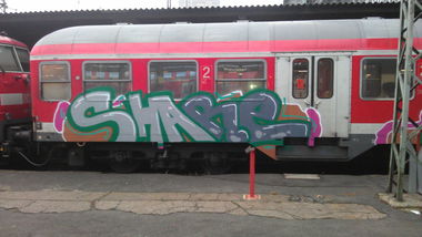 Graffiti Train - Photo by Brain - Share, Frankfurt, Germany (2013)