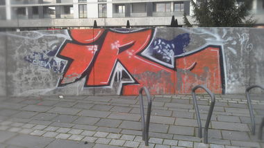 Graffiti Wall - Photo by Brain - IR, im, Rausch (2013)