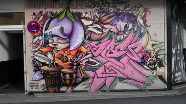 Graffiti Wall - Photo by Brain - Prisco, Sermon, Wtr