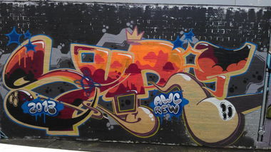 Graffiti Wall - Photo by Brain - AWC, REW, AWCREW (2013)