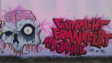 Graffiti Wall - Photo by Brain - Einftracht, Frankfurt, Eintrachtm