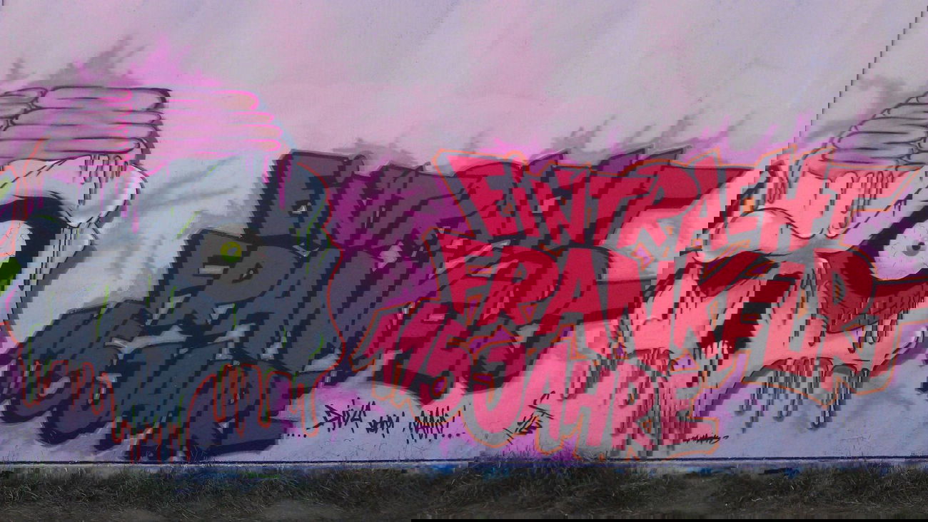 Graffiti Wall - Photo by Brain - Einftracht, Frankfurt, Eintrachtm