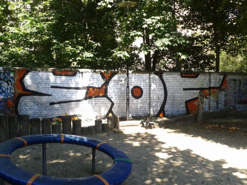 Graffiti Bombing - Photo by Brink