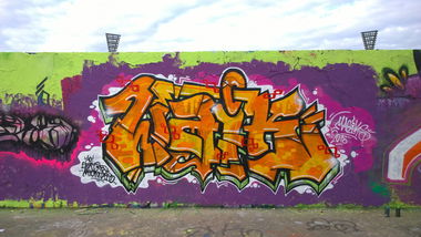 Graffiti Wall - Photo by Brink - Wayk, MGK, Waik