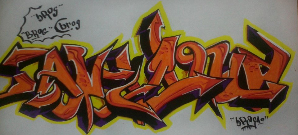 Graffiti Sketch in Melitopol - Photo by Brog10 - Brog, for, girls