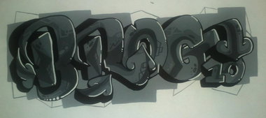 Graffiti Sketch in Melitopol - Photo by Brog10 - Brog10