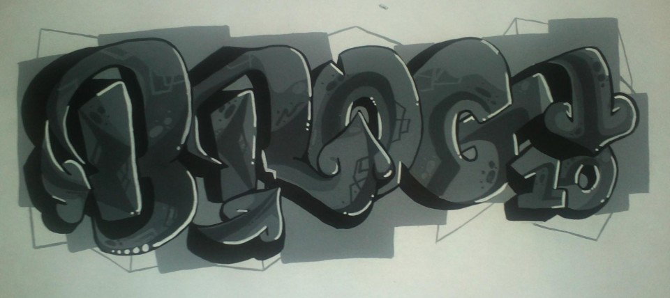 Graffiti Sketch in Melitopol - Photo by Brog10 - Brog10