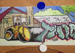 Graffiti Sketch - Photo by BugZBuNNy - KingOfTheHill., Production (2020)