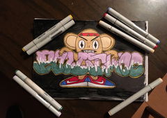 Graffiti Sketch in КНР - Photo by BugZBuNNy - yo, Sucker (2019)