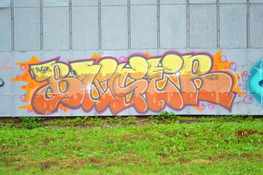 Graffiti Wall in moscow - Photo by Buger - bu (2013)