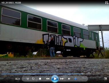 Graffiti Train - Photo by Buik250