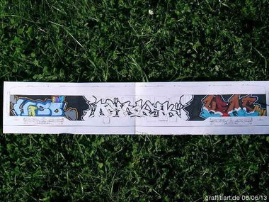 Graffiti Sketch - Photo by Bumsbert