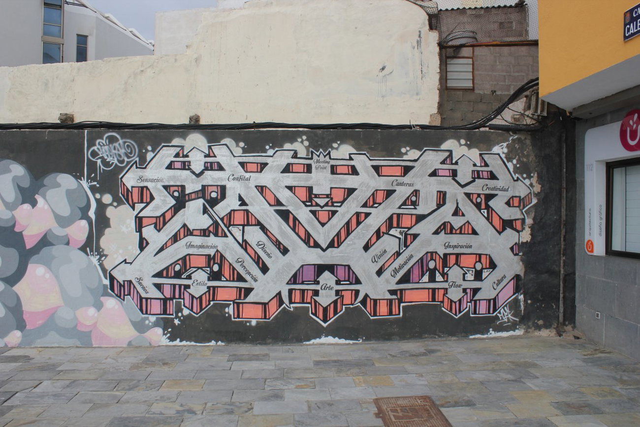 Graffiti Wall - Photo by Bumsbert - Gran, Canaria, Las