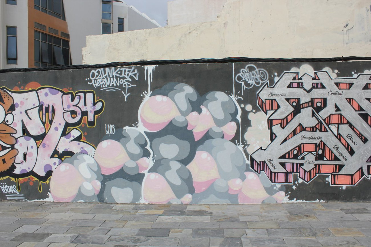 Graffiti Wall - Photo by Bumsbert - Gran, Canaria, Las