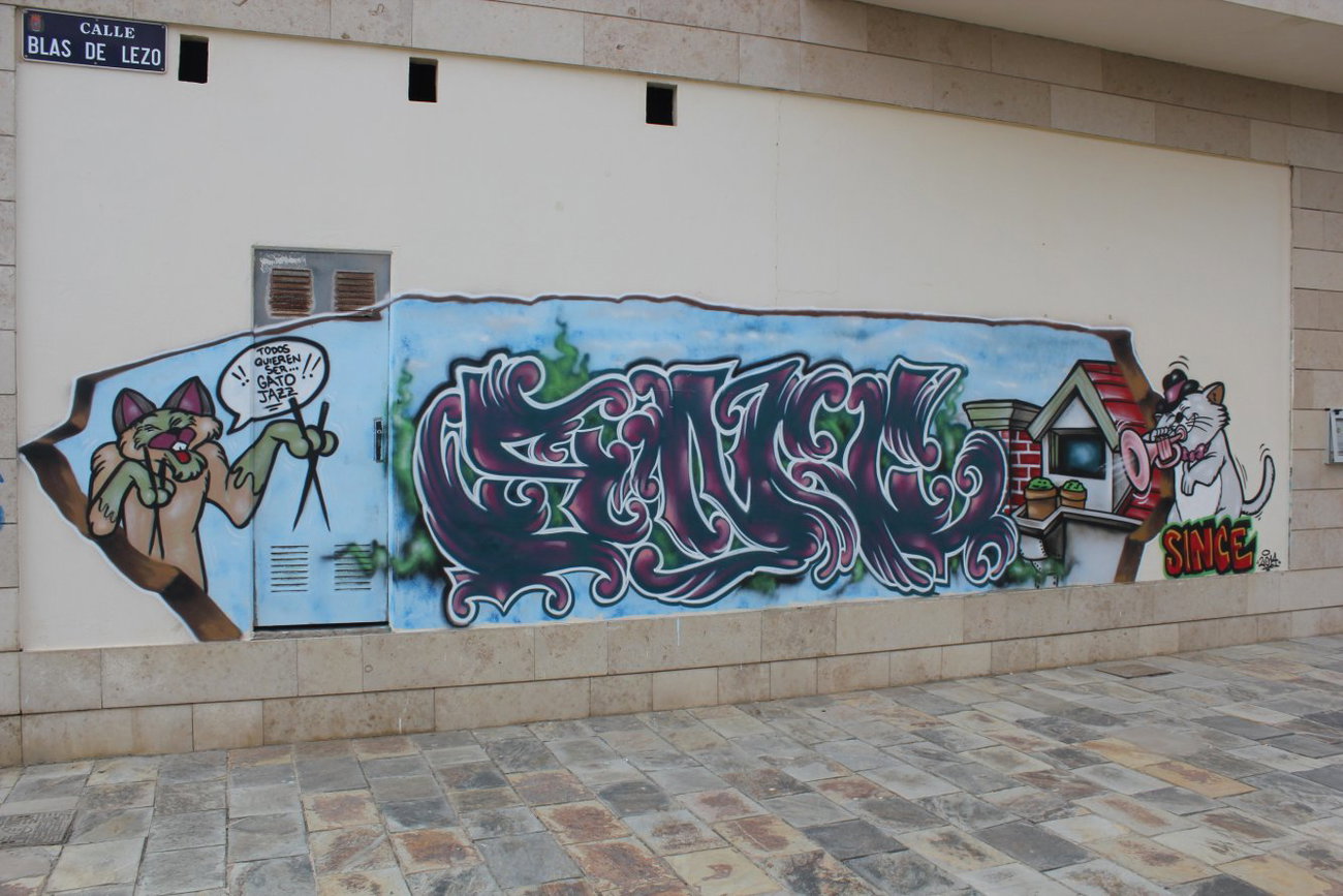 Graffiti Wall - Photo by Bumsbert - Gran, Canaria, Las