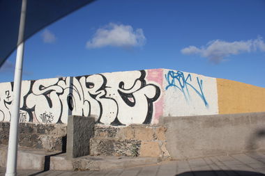 Graffiti Bombing - Photo by Bumsbert - Gran, Canaria