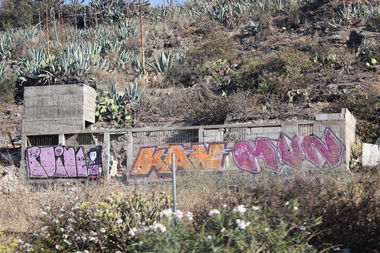 Graffiti Bombing - Photo by Bumsbert - Gran, Canaria