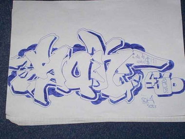 Graffiti Sketch - Photo by Bumsbert