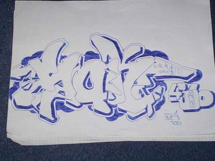 Graffiti Sketch - Photo by Bumsbert