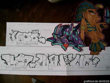 Graffiti Sketch - Photo by Bumsbert