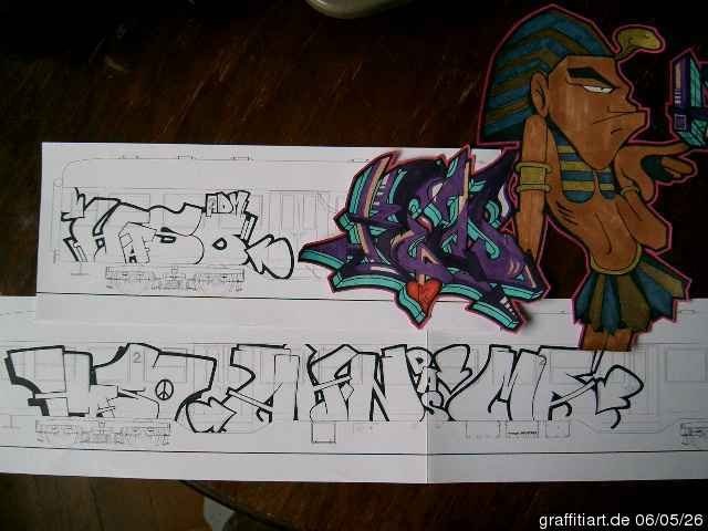 Graffiti Sketch - Photo by Bumsbert