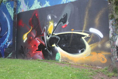 Graffiti Wall in STUTTGART - Photo by Bumsbert