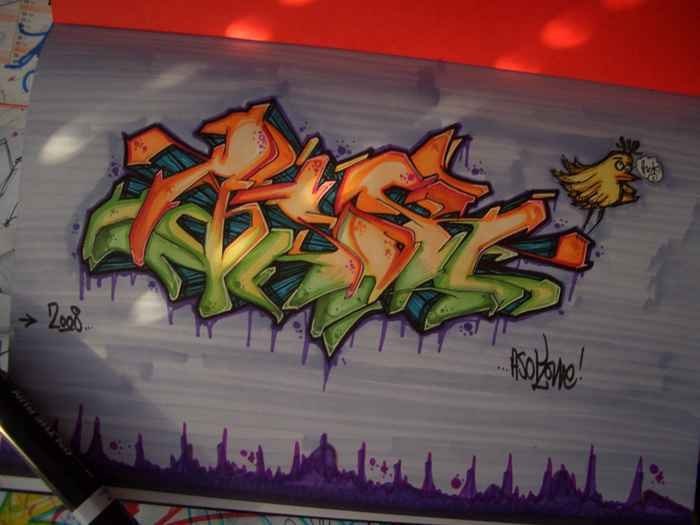 Graffiti Sketch - Photo by Bumsbert