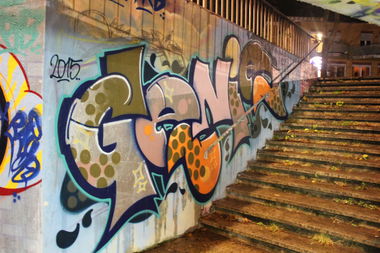 Graffiti Wall - Photo by Bumsbert - Stuttgart