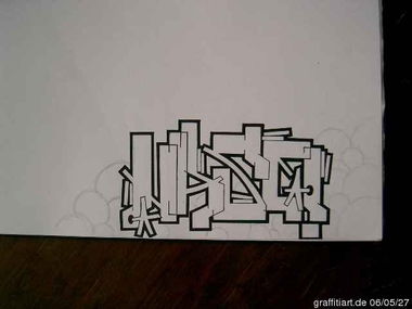 Graffiti Sketch - Photo by Bumsbert