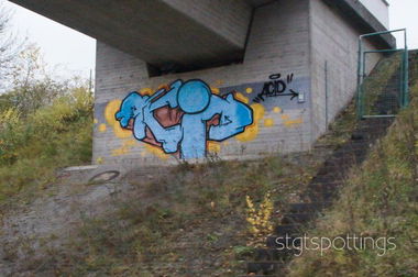 Graffiti Bombing - Photo by Bumsbert
