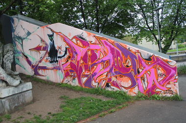 Graffiti Wall in STUTTGART - Photo by Bumsbert