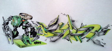 Graffiti Sketch - Photo by Bunt (2011)