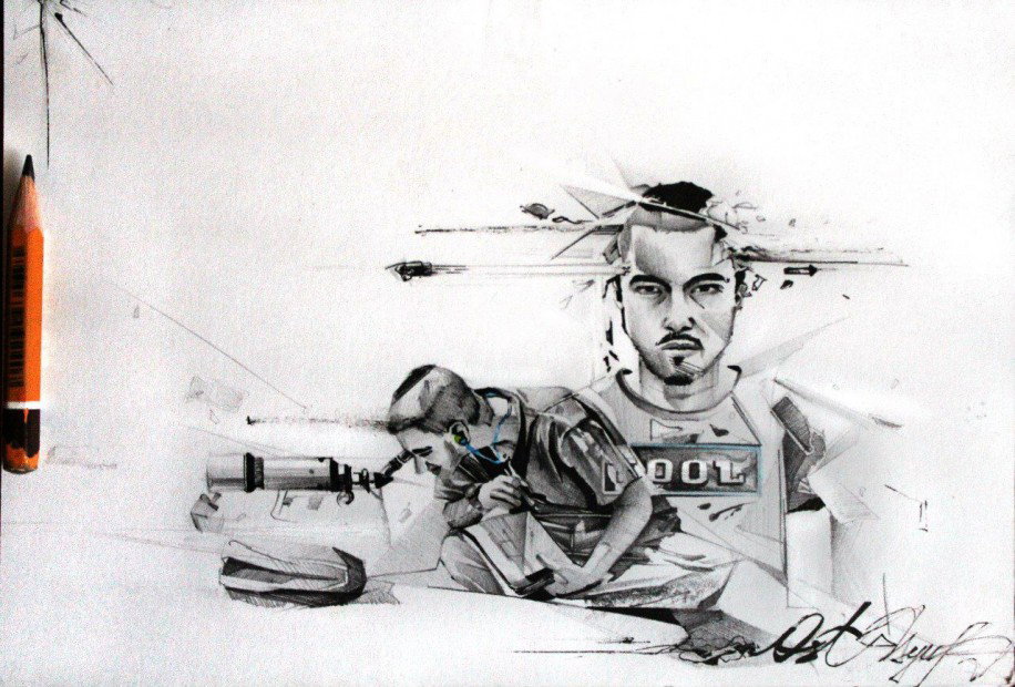 Graffiti Sketch - Photo by Bunt (2012)