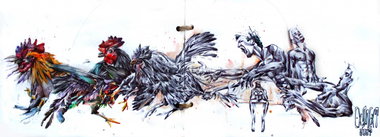 Graffiti Sketch - Photo by Bunt - thoughts, thoughts... (2012)