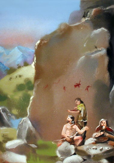 Graffiti Artwork - Photo by Bunt - Canvas, 55?40, ( (2012)