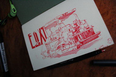 Graffiti Sketch - Photo by Bunt (2013)