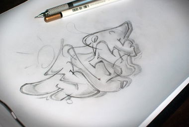Graffiti Sketch - Photo by BuntOne (2015)