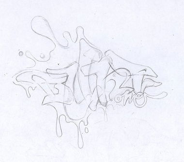 Graffiti Sketch - Photo by BuntOne (2014)