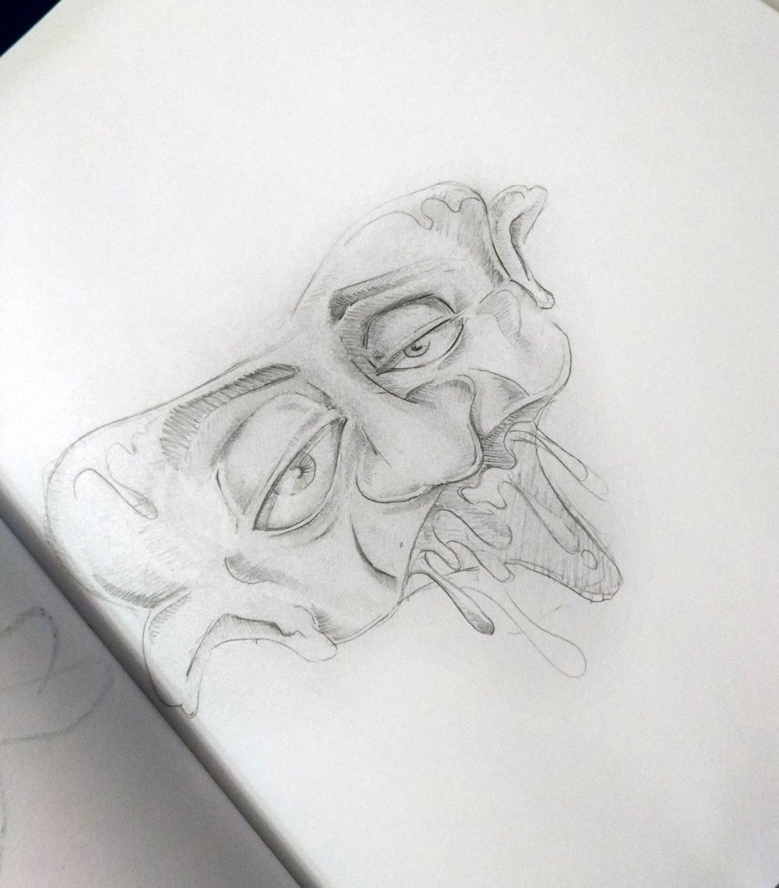 Graffiti Sketch - Photo by BuntOne (2016)