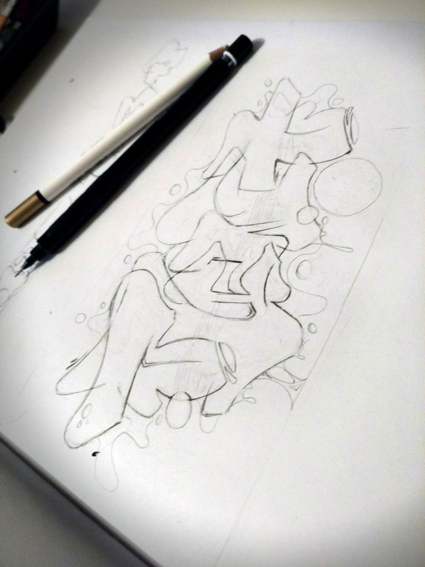 Graffiti Sketch - Photo by BuntOne - buntone, bunt, one (2016)