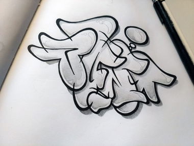 Graffiti Sketch - Photo by BuntOne (2016)