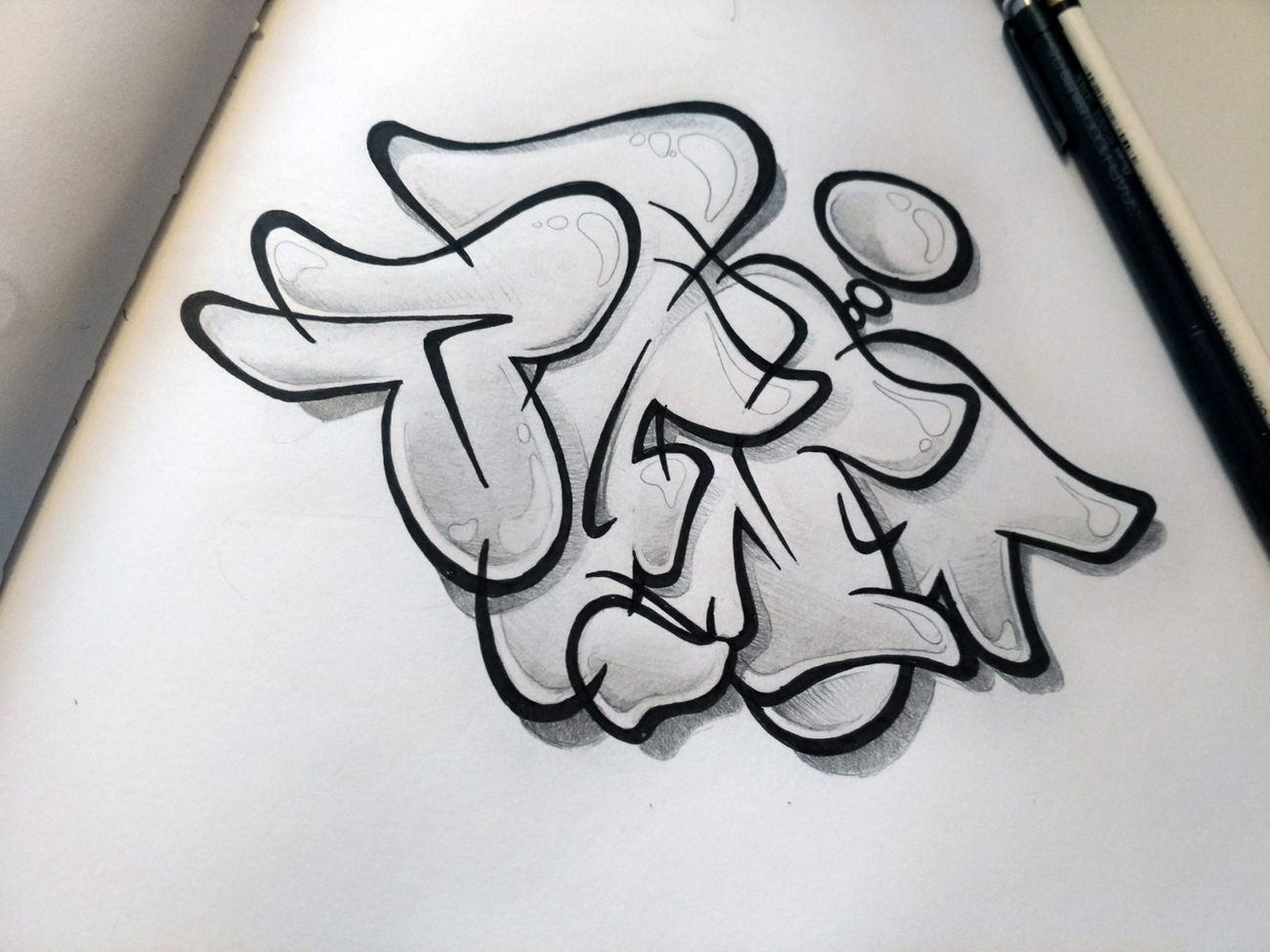 Graffiti Sketch - Photo by BuntOne (2016)