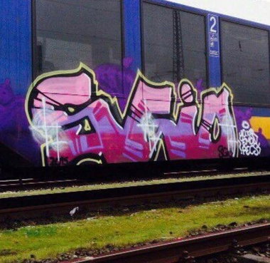 Graffiti Train - Photo by Bunteropa - SGIO (2015)