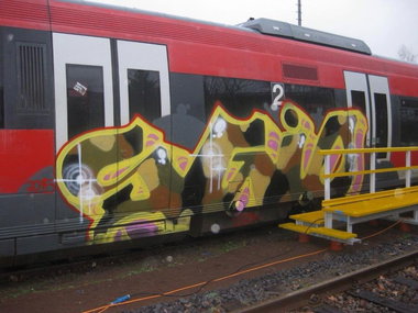 Graffiti Train - Photo by Bunteropa - SGIO (2015)