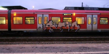 Graffiti Train - Photo by Bunteropa - SGIO (2015)