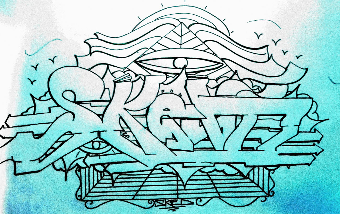 Graffiti Sketch - Photo by BurnYa285