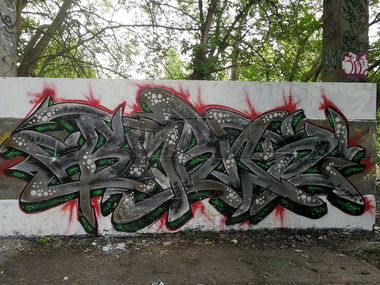 Graffiti Wall - Photo by Burnsone - Rostock, burns (2018)