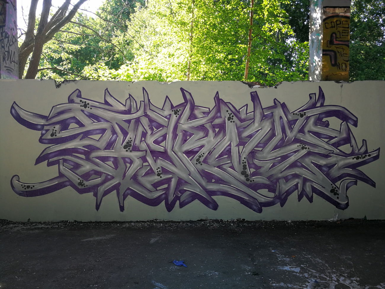 Graffiti Wall - Photo by Burnsone - Rostock, burns (2018)