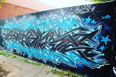 Graffiti Wall - Photo by Burnsone